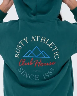 Rusty Athletic Relaxed Hooded Fleece | Womens Hoodies & Fleece