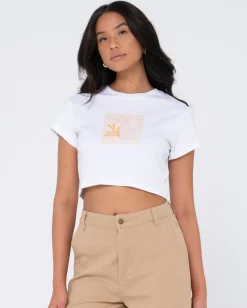 Rusty Atoll Organic Baby Tee | Womens Tees & Tanks