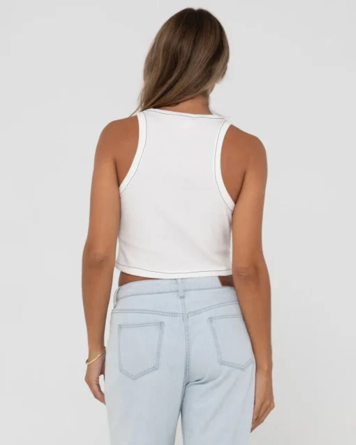 Rusty Contrast Graphic Tank Top | Womens Tees & Tanks