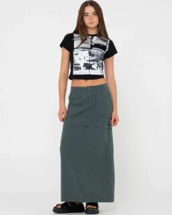 Rusty Greetings Skimmer Graphic Baby Tee | Womens Tees & Tanks