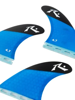 Rusty Large 4.7 Thruster Fin Set | Surfboard Fins