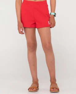 Rusty Line Fleece Short Girls | Kids Bottoms