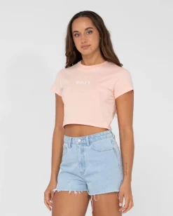 Rusty Signature Baby Tee | Womens Tees & Tanks