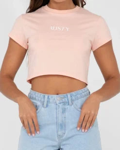 Rusty Signature Baby Tee | Womens Tees & Tanks