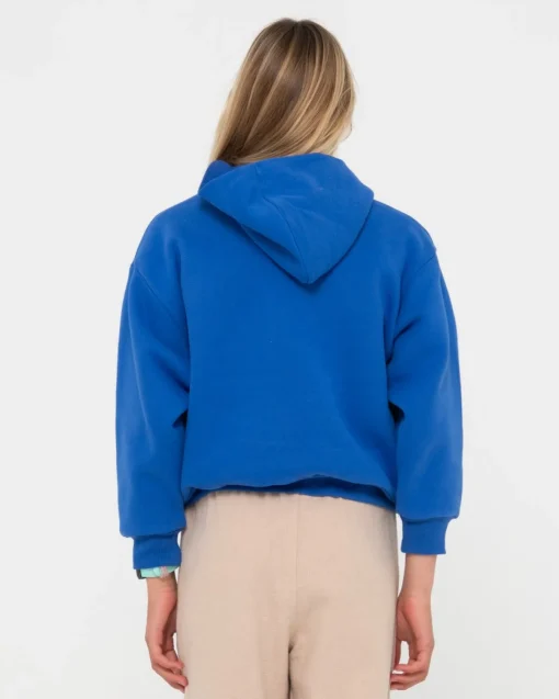 Rusty Signature Hooded Fleece Girls | Kids Tops