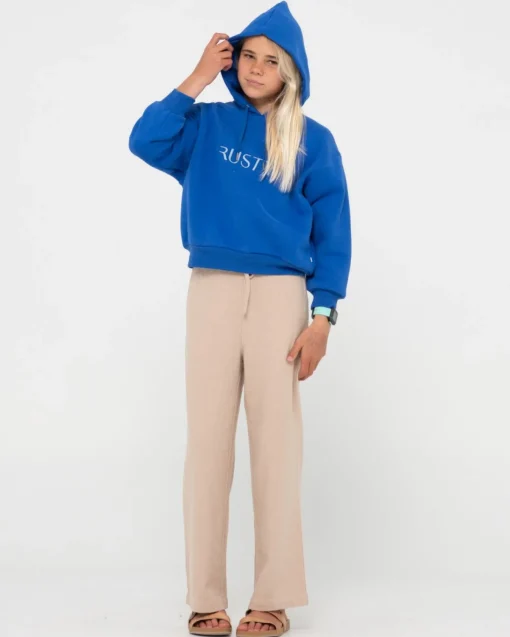 Rusty Signature Hooded Fleece Girls | Kids Tops