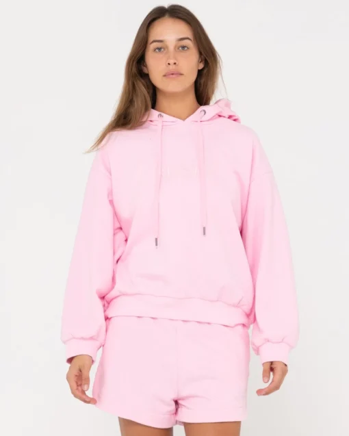 Rusty Signature Oversize Hooded Fleece | Womens Hoodies & Fleece