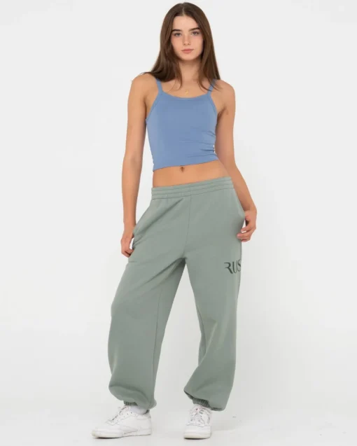 Rusty Signature Oversize Trackpant | Womens Trackpants
