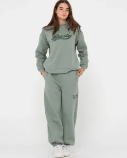 Rusty Signature Oversize Trackpant | Womens Trackpants