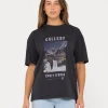 Rusty Studio Oversize Graphic Tee | Womens Graphic Tees
