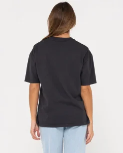 Rusty Studio Oversize Graphic Tee | Womens Graphic Tees