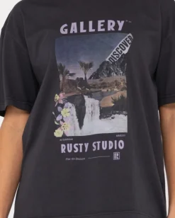 Rusty Studio Oversize Graphic Tee | Womens Graphic Tees