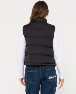 Rusty Water Resistant Puffer Vest | Womens Jackets
