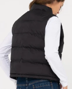 Rusty Water Resistant Puffer Vest | Womens Jackets