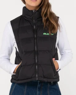 Rusty Water Resistant Puffer Vest | Womens Jackets