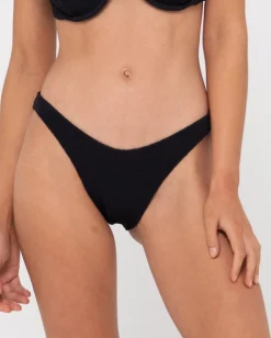 Rusty Sandalwood Textured Classic Bikini Pant Bottom | Womens Bikini Bottoms