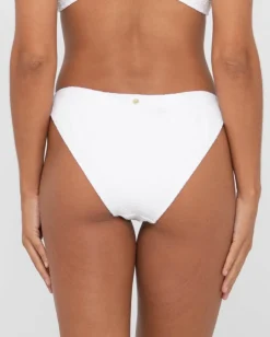 Rusty Sandalwood Textured Classic Bikini Bottom | Womens Bikini Bottoms