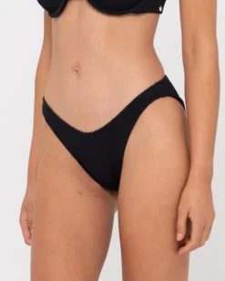 Rusty Sandalwood Textured Classic Bikini Pant Bottom | Womens Bikini Bottoms