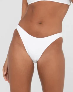 Rusty Sandalwood Textured Classic Bikini Bottom | Womens Bikini Bottoms