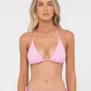 Rusty Sandalwood Textured Multiway Bikini Top | Womens Bikinis