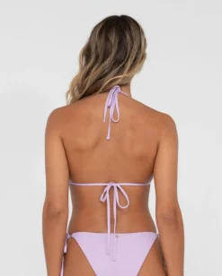 Rusty Sandalwood Textured Multiway Bikini Top | Womens Bikini Tops