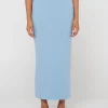 Rusty Scarlett Ribbed Mid Rise Maxi Tube Skirt | Womens Skirts