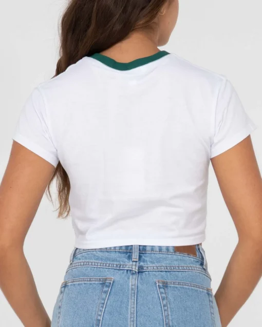 Rusty Second Chance Short Sleeve Graphic Baby Tee | Womens Tees & Tanks