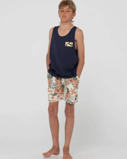 Rusty Selling The Dream Printed Boardshort Boys | Kids Bottoms