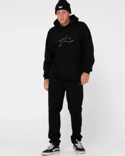 Rusty Shadow R Relaxed Fleece Hoodie | Mens Hoodies & Fleece