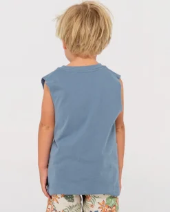 Rusty Short Cut 2 Muscle Runts | Kids Tops