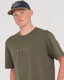 Rusty Short Cut 2 Short Sleeve Tee | Mens Tees