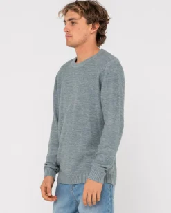 Rusty Skyliner Crew Neck Knit | Mens Knitwear