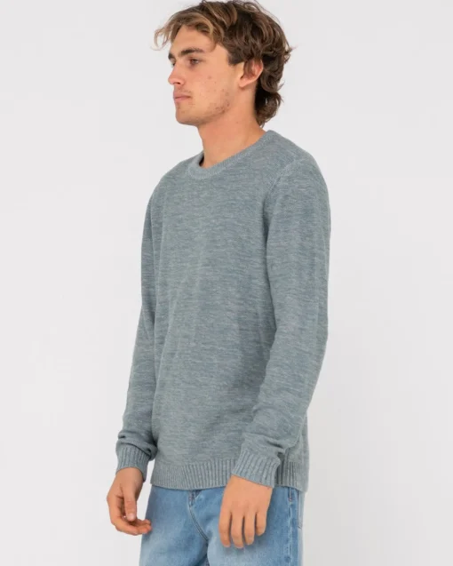 Rusty Skyliner Crew Neck Knit | Mens Knitwear