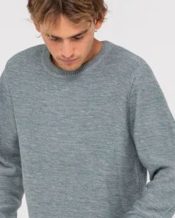 Rusty Skyliner Crew Neck Knit | Mens Knitwear