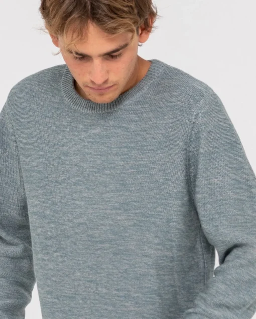Rusty Skyliner Crew Neck Knit | Mens Knitwear