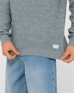 Rusty Skyliner Crew Neck Knit | Mens Knitwear