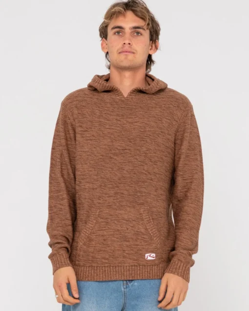 Rusty Skyliner Hood Knit | Mens Knitwear
