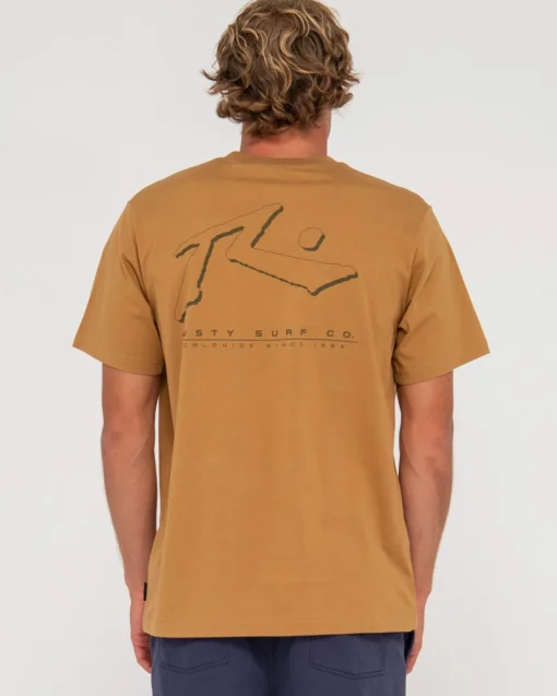 Rusty Sleds And Meds Short Sleeve Graphic Tee | Mens Tees