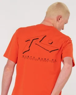 Rusty Sleds And Meds Short Sleeve Graphic Tee | Mens Tees