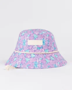 Rusty Soleil Patterned Bucket Hat Girls | Kids Headwear