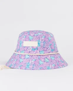 Rusty Soleil Patterned Bucket Hat Girls | Kids Headwear