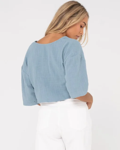 Rusty Somewhere Twisted Reversible Top | Womens Fashion Tops