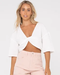 Rusty Somewhere Twisted Reversible Top | Womens Fashion Tops