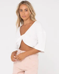Rusty Somewhere Twisted Reversible Top | Womens Fashion Tops