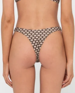 Rusty Sorrento Shell Printed Brazilian Bikini Bottom | Womens Bikini Bottoms
