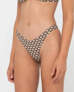 Rusty Sorrento Shell Printed Brazilian Bikini Bottom | Womens Bikini Bottoms