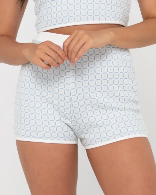 Rusty Spencer Knitted High Waisted Short | Womens Shorts