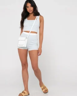 Rusty Spencer Knitted High Waisted Short | Womens Shorts