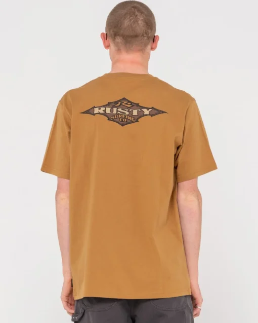 Rusty Spikey Boy Short Sleeve Graphic Tee | Mens Tees