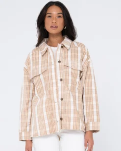 Rusty Stemming Oversized Plaid Shirt | Womens Shirts